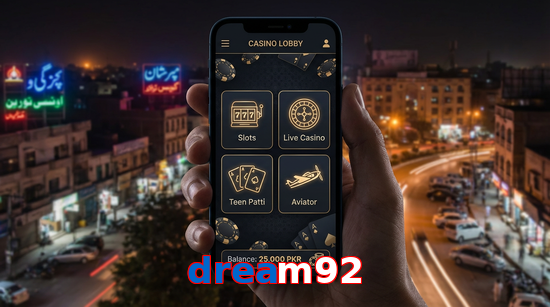 Main screen of Dream92 app page for PK players
